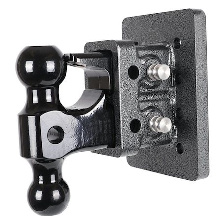 Gen-Y Hitch MEGA-DUTY 2 Bolt-On 2.5 Drop 2K TW 16K Hitch & GH-051 Dual-Ball & GH-032 Pintle Lock GH-122